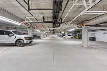 Heated underground parking